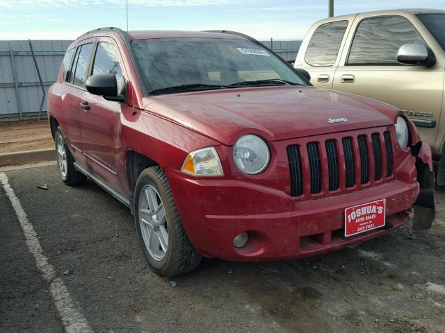 1J8FT47W48D591210 - 2008 JEEP COMPASS SP RED photo 1