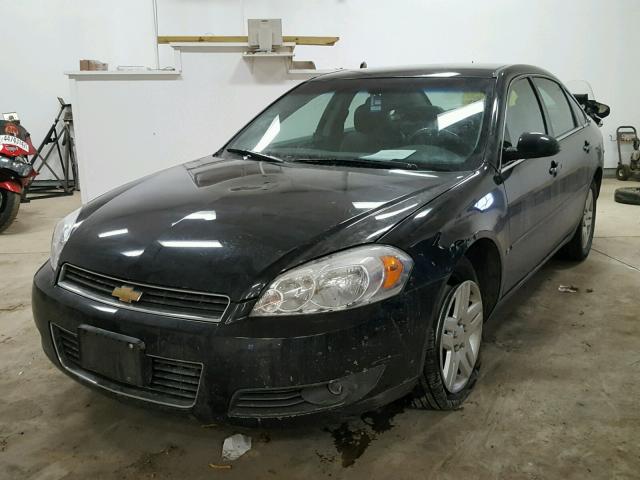 2G1WC58RX79247777 - 2007 CHEVROLET IMPALA LT BLACK photo 2