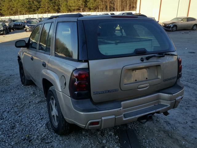 1GNDS13S942338870 - 2004 CHEVROLET TRAILBLAZE TAN photo 3