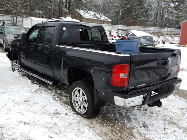 1GC1KYE82DF151811 - 2013 CHEVROLET SILVERADO BLACK photo 3