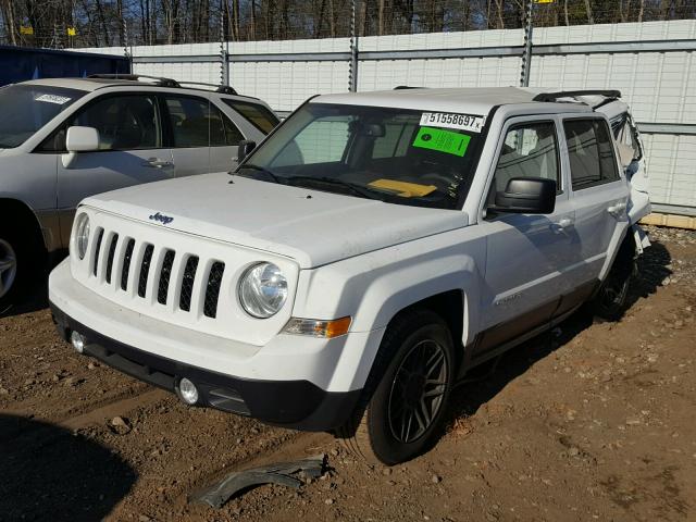 1C4NJPBA1HD149393 - 2017 JEEP PATRIOT SP WHITE photo 2