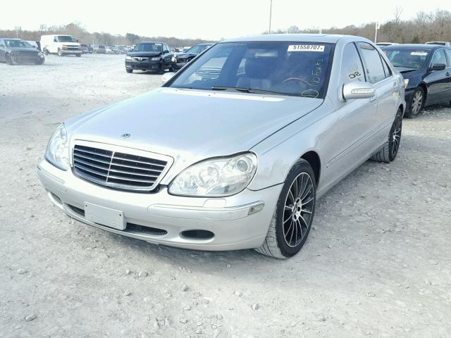 WDBNG75J64A402101 - 2004 MERCEDES-BENZ S 500 SILVER photo 2