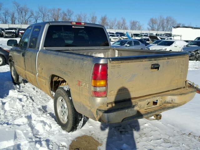 1GCEK19T11E117139 - 2001 CHEVROLET SILVERADO GRAY photo 3