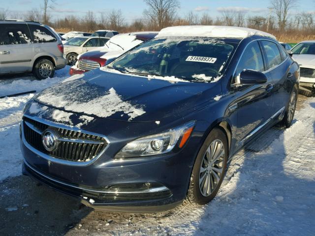1G4ZP5SS9HU113489 - 2017 BUICK LACROSSE E BLUE photo 2