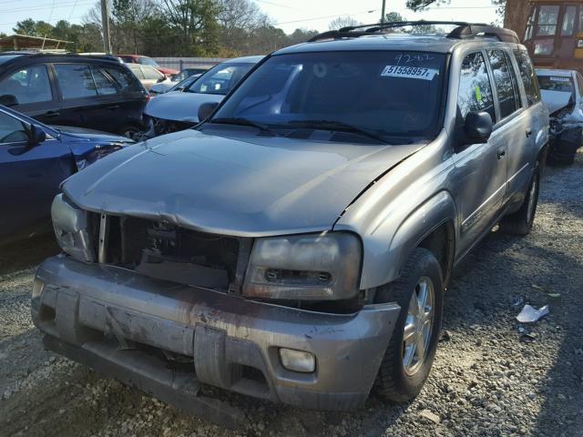 1GNES16S536119282 - 2003 CHEVROLET TRAILBLAZE GRAY photo 2