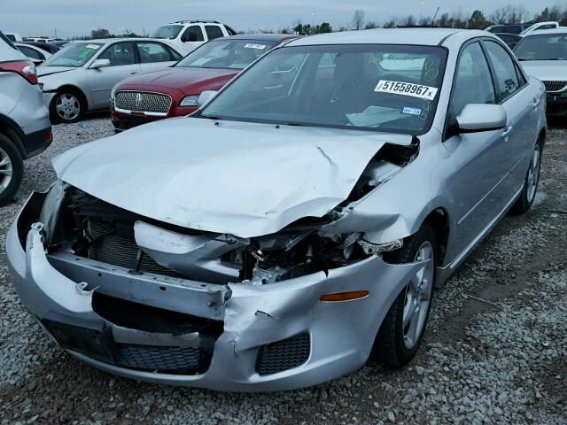 1YVHP80C685M45536 - 2008 MAZDA 6 I GRAY photo 2