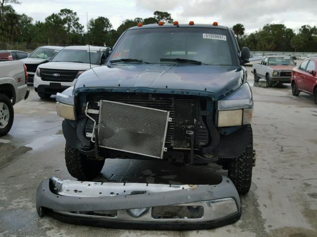 1B7MF3366WJ241713 - 1998 DODGE RAM 3500 GREEN photo 9