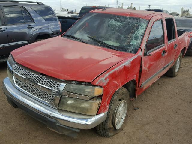 1GCCS339988219183 - 2008 CHEVROLET COLORADO L RED photo 2