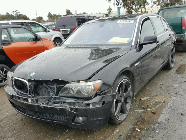 WBAHN03566DD98389 - 2006 BMW 760 LI BLACK photo 2