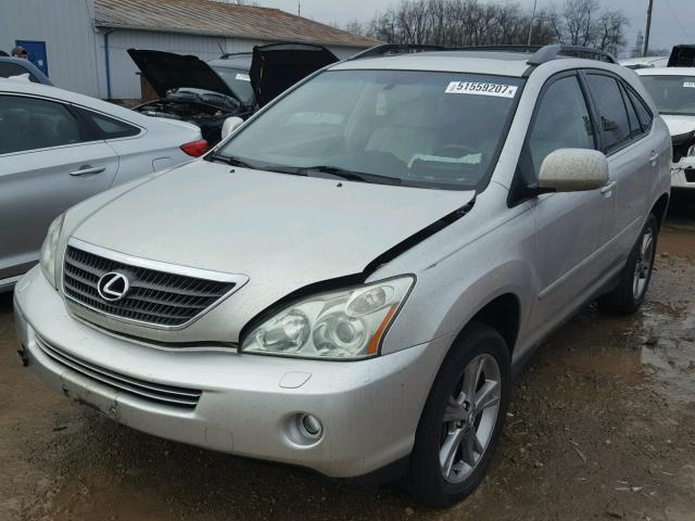 JTJHW31U760006758 - 2006 LEXUS RX 400 SILVER photo 2