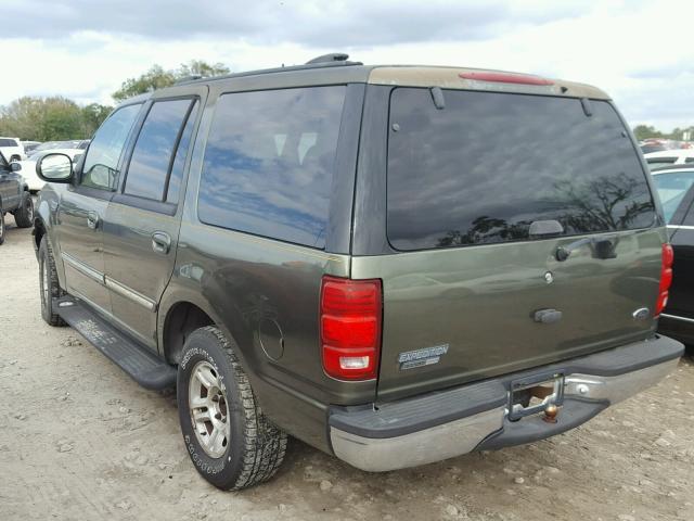 1FMRU15W41LA84835 - 2001 FORD EXPEDITION GREEN photo 3