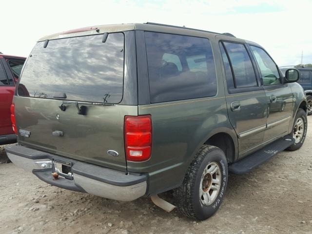 1FMRU15W41LA84835 - 2001 FORD EXPEDITION GREEN photo 4