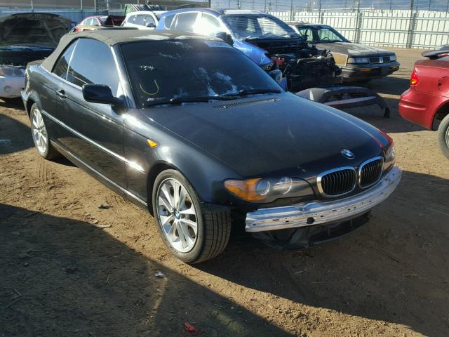 WBABW53474PL43756 - 2004 BMW 330 CI შავი ფოტო 1