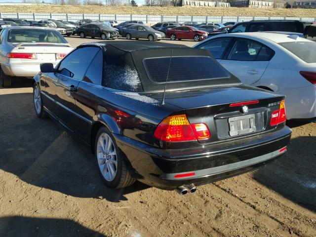 WBABW53474PL43756 - 2004 BMW 330 CI შავი ფოტო 3