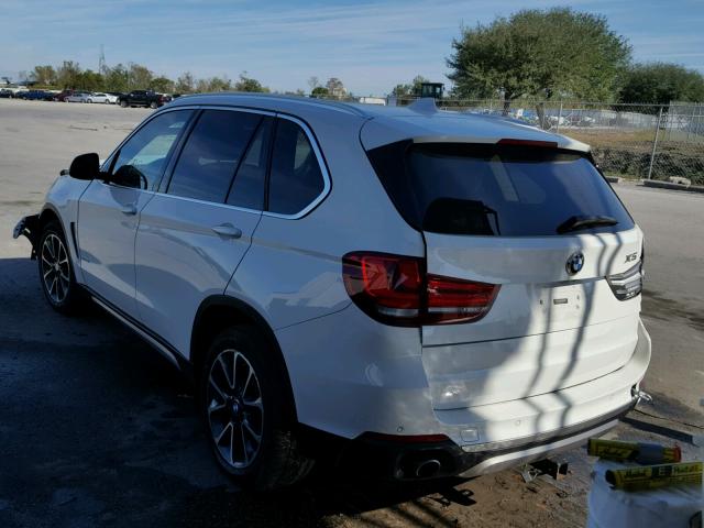 5UXKR0C51E0H23466 - 2014 BMW X5 XDRIVE3 WHITE photo 3