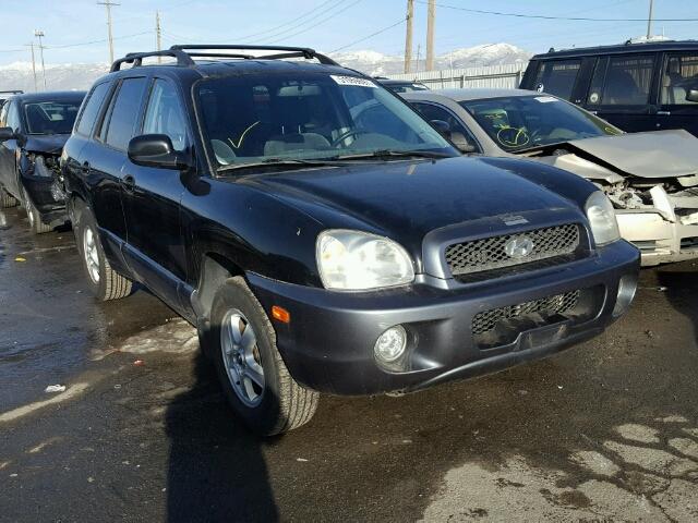 KM8SC73D93U567159 - 2003 HYUNDAI SANTA FE G BLACK photo 1