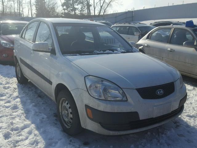 KNADE123786430873 - 2008 KIA RIO BASE WHITE photo 1