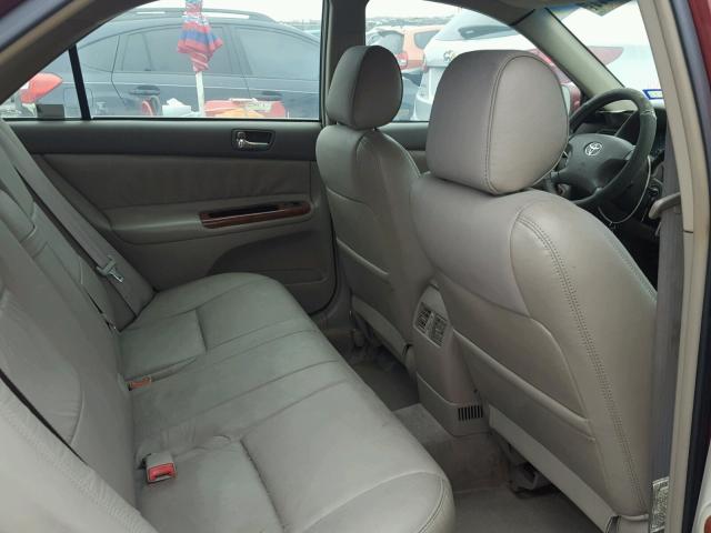 4T1BE32K83U146777 - 2003 TOYOTA CAMRY LE RED photo 6