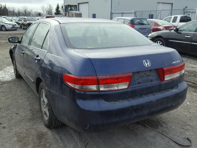 1HGCM56424A805234 - 2004 HONDA ACCORD LX BLUE photo 3