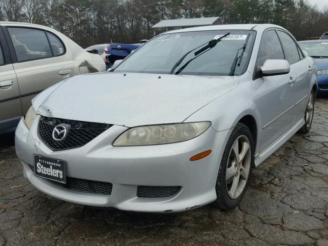 1YVFP80C645N24481 - 2004 MAZDA 6 I GRAY photo 2