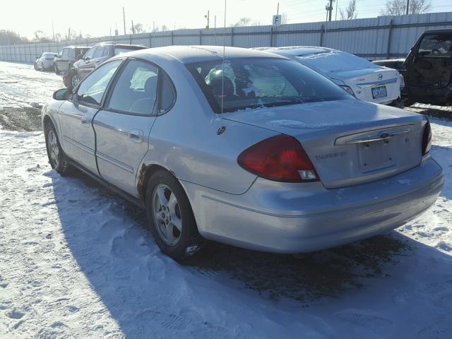 1FAFP53273G211164 - 2003 FORD TAURUS SE SILVER photo 3