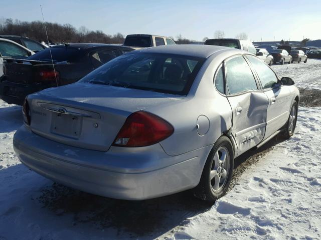 1FAFP53273G211164 - 2003 FORD TAURUS SE SILVER photo 4