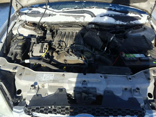 1FAFP53273G211164 - 2003 FORD TAURUS SE SILVER photo 7