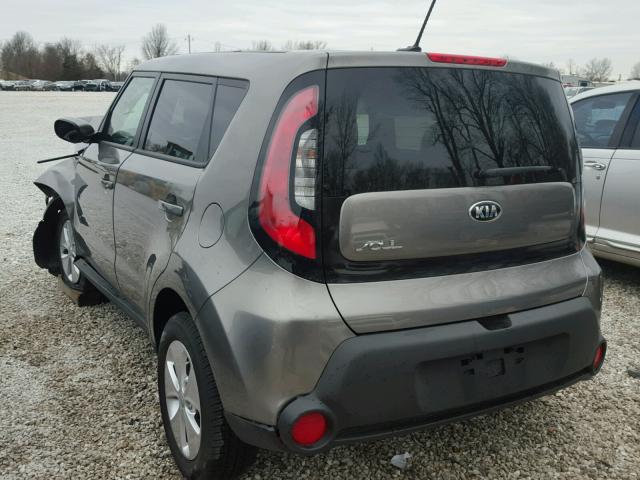 KNDJN2A27G7395023 - 2016 KIA SOUL GRAY photo 3