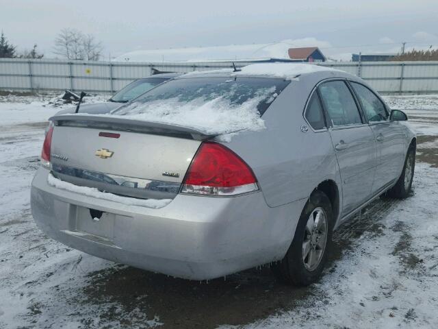 2G1WT58K279311832 - 2007 CHEVROLET IMPALA LT SILVER photo 4