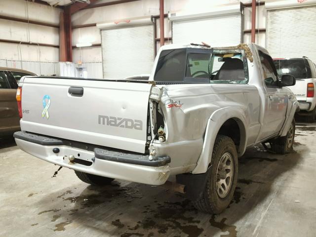 4F4YR12U73TM11646 - 2003 MAZDA B3000 SILVER photo 4