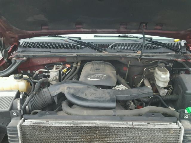 1GNEC13V74R292989 - 2004 CHEVROLET TAHOE C150 MAROON photo 7