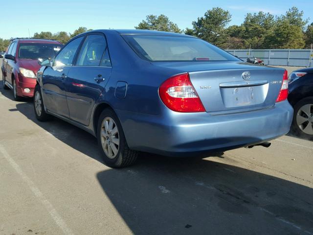 4T1BE30K73U760643 - 2003 TOYOTA CAMRY LE 蓝色 照片 3
