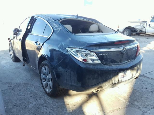 2G4GS5EV8D9190650 - 2013 BUICK REGAL PREM BLACK photo 3