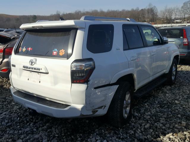 JTEZU5JRXE5065286 - 2014 TOYOTA 4RUNNER SR WHITE photo 4