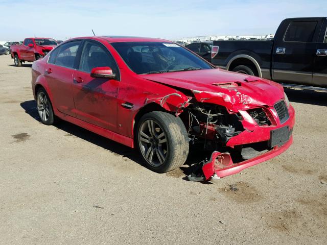 6G2ER577X8L151764 - 2008 PONTIAC G8 RED photo 1