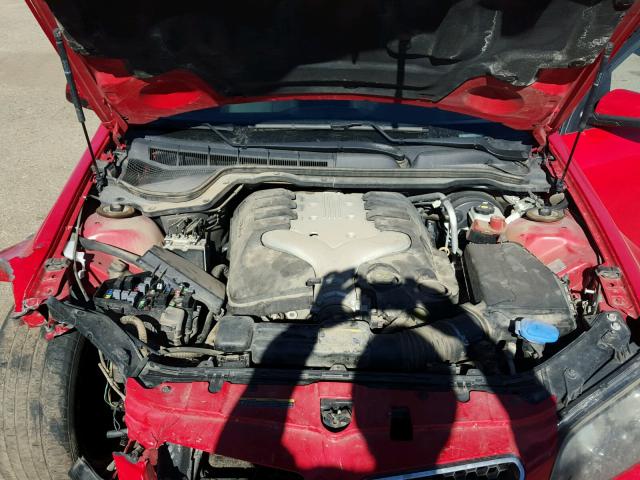 6G2ER577X8L151764 - 2008 PONTIAC G8 RED photo 7