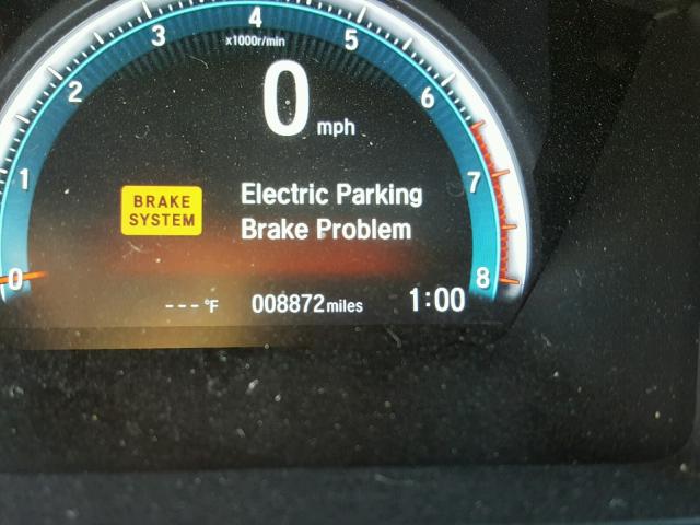 19XFC1F72HE009300 - 2017 HONDA CIVIC EXL BLACK photo 8