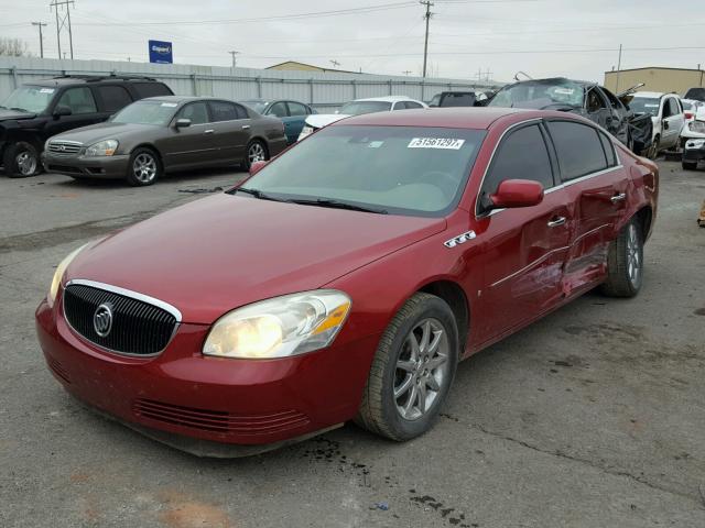 1G4HD57218U144555 - 2008 BUICK LUCERNE CX RED photo 2