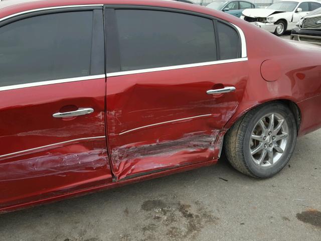 1G4HD57218U144555 - 2008 BUICK LUCERNE CX RED photo 9