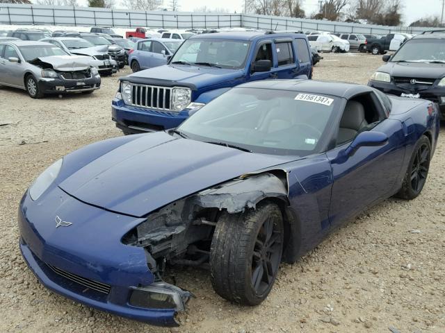 1G1YY26U565117367 - 2006 CHEVROLET CORVETTE BLUE photo 9