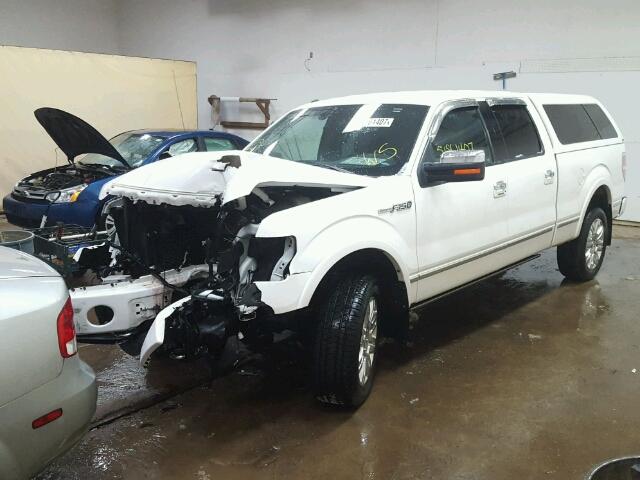 1FTFW1EF2DFB51484 - 2013 FORD F150 SUPER WHITE photo 2