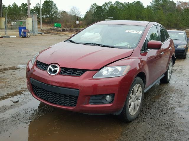 JM3ER293080194634 - 2008 MAZDA CX-7 MAROON photo 2