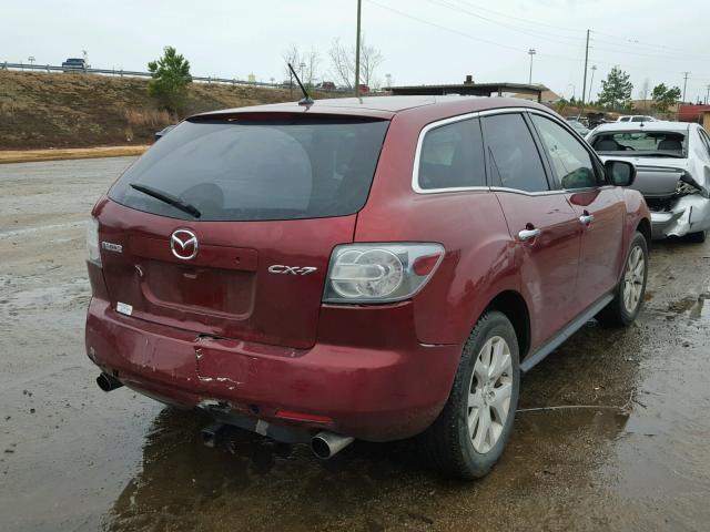 JM3ER293080194634 - 2008 MAZDA CX-7 MAROON photo 4