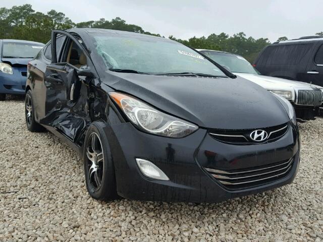 KMHDH4AEXDU555575 - 2013 HYUNDAI ELANTRA GL BLACK photo 1