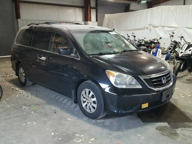 5FNRL38639B055730 - 2009 HONDA ODYSSEY EX BLACK photo 1