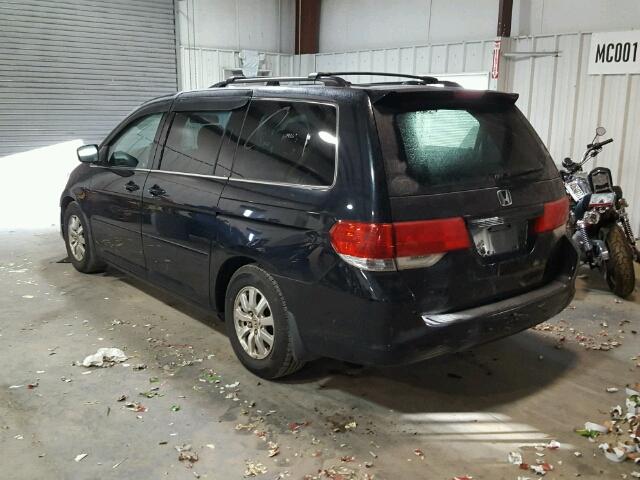 5FNRL38639B055730 - 2009 HONDA ODYSSEY EX BLACK photo 3