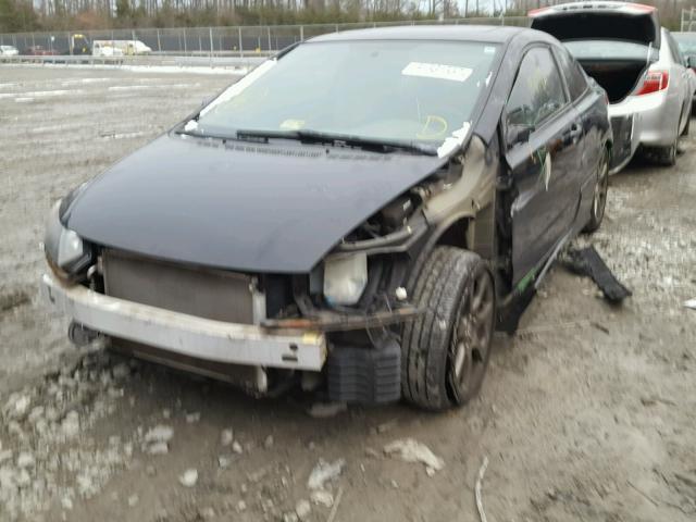 2HGFG12896H510514 - 2006 HONDA CIVIC EX BLACK photo 2