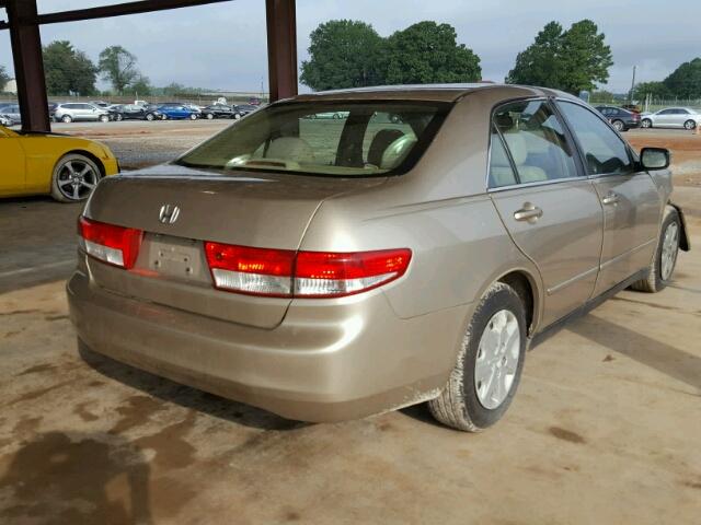 1HGCM56333A052934 - 2003 HONDA ACCORD LX BEIGE photo 4