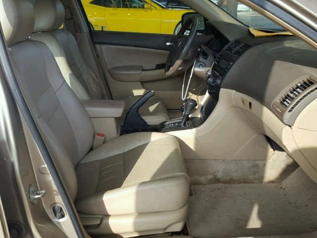 1HGCM56333A052934 - 2003 HONDA ACCORD LX BEIGE photo 5