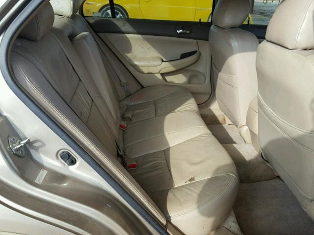 1HGCM56333A052934 - 2003 HONDA ACCORD LX BEIGE photo 6